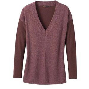 Prana Cedros V-Neck Sweater Tunic Small